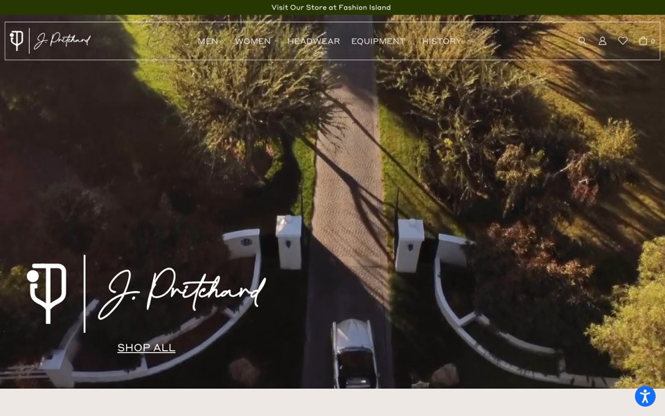 J Pritchard website homepage